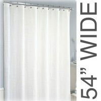 Show product details for 54"W Sure Chek Shower Curtain