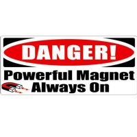 Show product details for Plastic MRI Warning Sign, Reflective, Magnet Always On