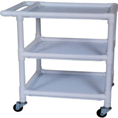 PVC Utility Cart, Shelf Size 24" x 25"