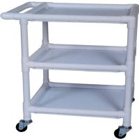 Show product details for PVC Utility Cart, Shelf Size 24" x 25"