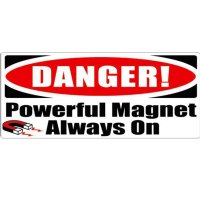 MRI Non-Magnetic Warning Stickers Danger! NOT MRI Safe