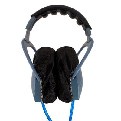 Large Sanitary Headset Covers, Black