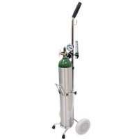 Show product details for MRI Non-Magnetic Complete Oxygen Cart