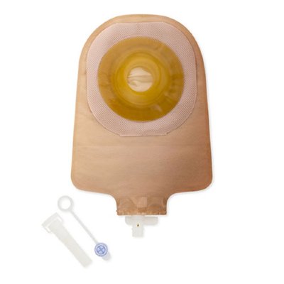One-Piece Urostomy Pouch  Convex Flextend Barrier, Tape