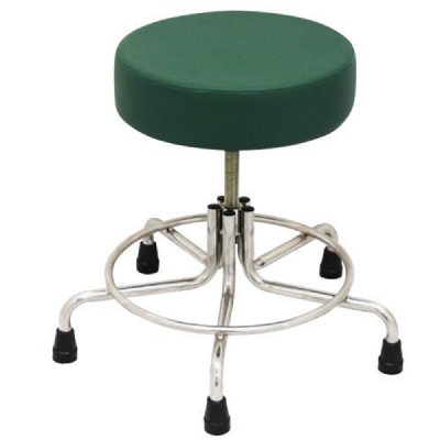 MRI Doctor Stool, Adj 21"-27" Height, w/Rubber Tips