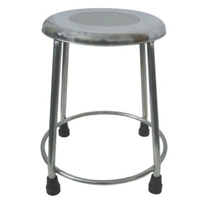 MRI Non-Magnetic Fixed Height Seat Stool with Rubber Tips