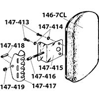 Wheelchair Calf Pad Assembly