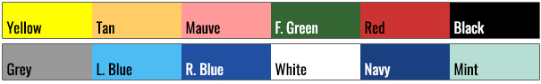 MJM Vinyl Colors