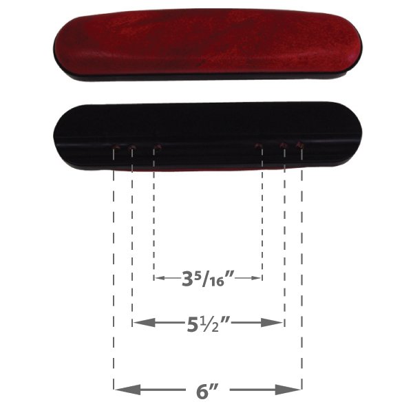 Desk Length Padded Armrest