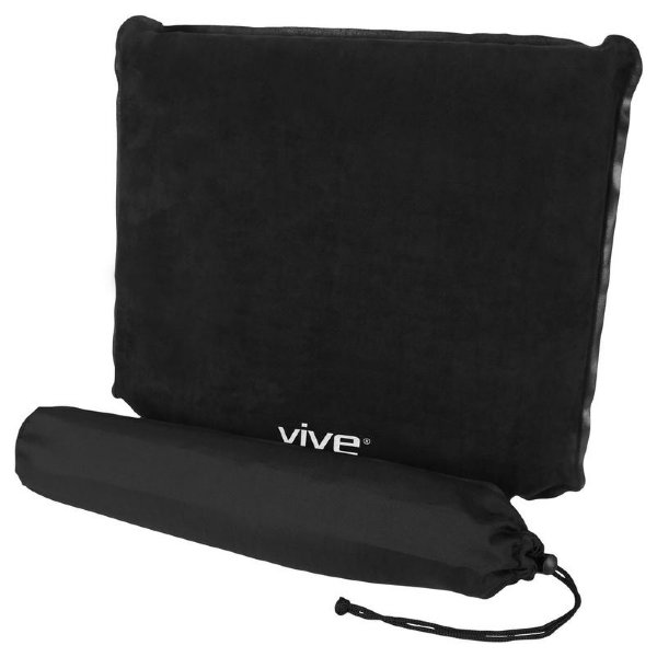 Lumbar Pillow Roll - Lower Back Support for Chair + Car - Vive Health